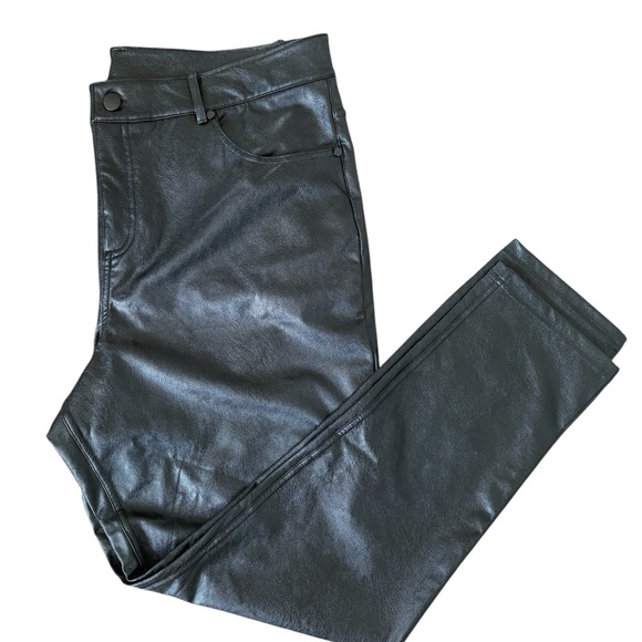 Commando NEW Faux Leather Legging Pants Woman’s XL Black High Rise Date Night - Picture 1 of 8